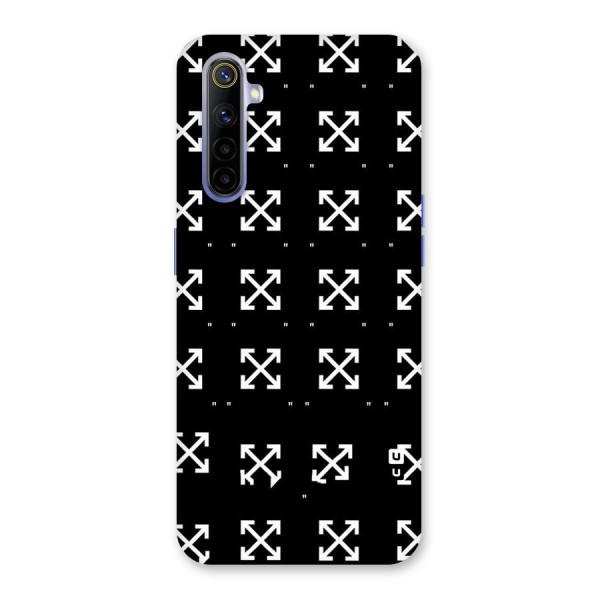 Cross Arrow Black Back Case for Realme 6