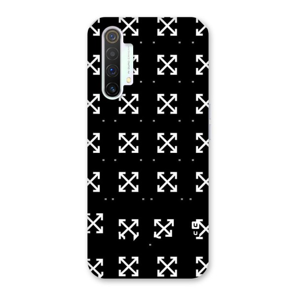 Cross Arrow Black Back Case for Realme X3