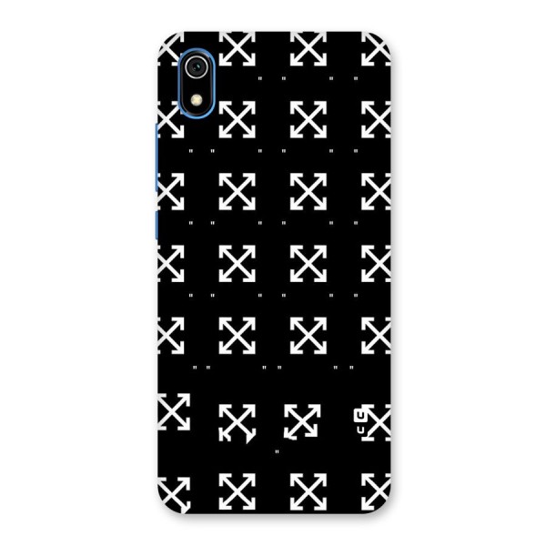 Cross Arrow Black Back Case for Redmi 7A