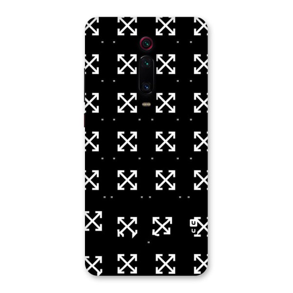 Cross Arrow Black Back Case for Redmi K20 Pro