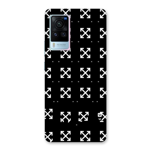 Cross Arrow Black Back Case for Vivo X60 Pro