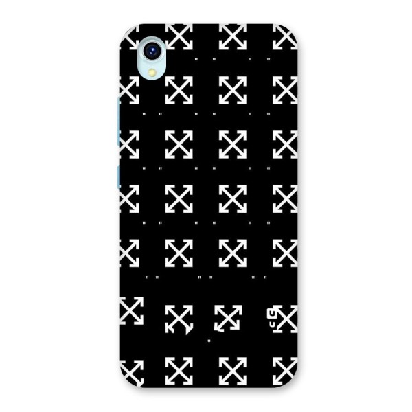 Cross Arrow Black Back Case for Vivo Y1s