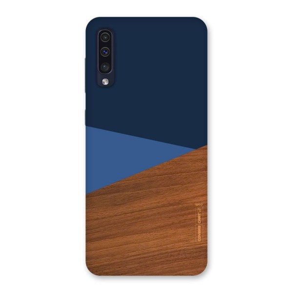 Crossed Lines Pattern Back Case for Galaxy A50