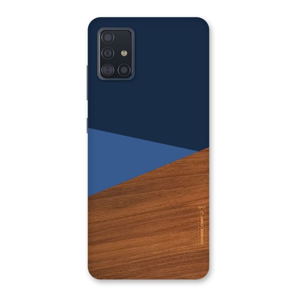 Crossed Lines Pattern Back Case for Galaxy A51