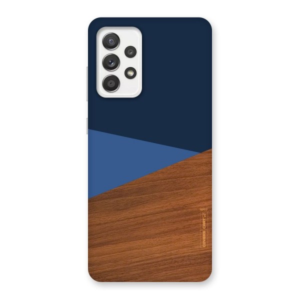 Crossed Lines Pattern Back Case for Galaxy A52