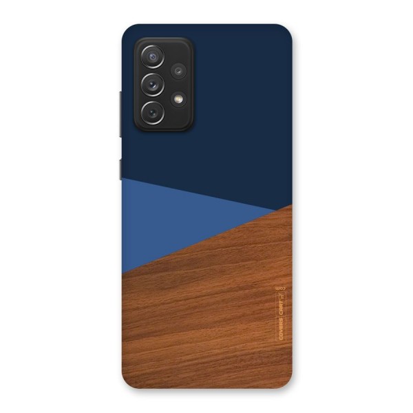 Crossed Lines Pattern Back Case for Galaxy A72