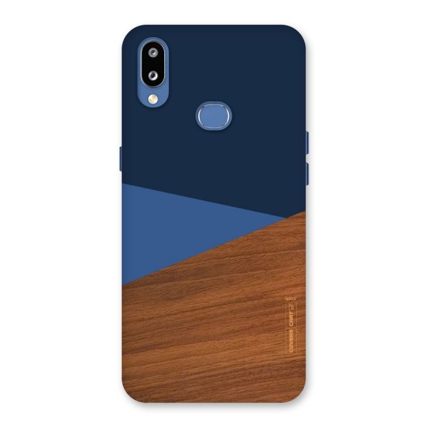 Crossed Lines Pattern Back Case for Galaxy M01s