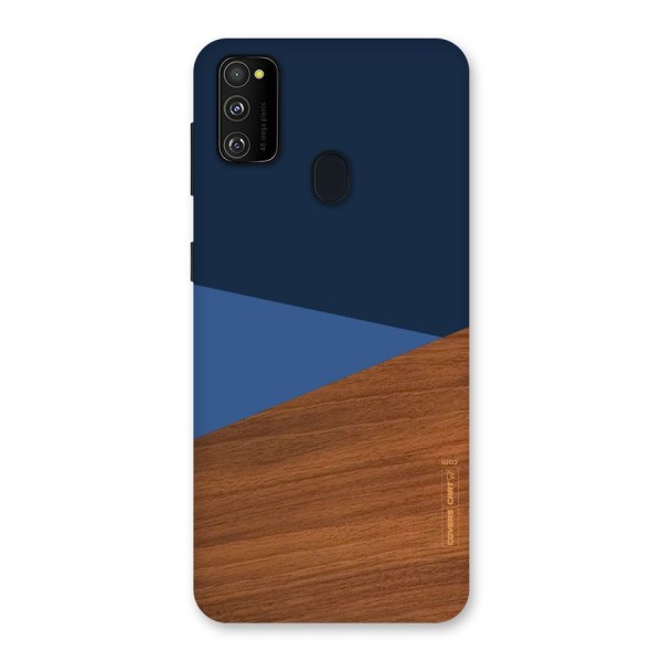 Crossed Lines Pattern Back Case for Galaxy M21