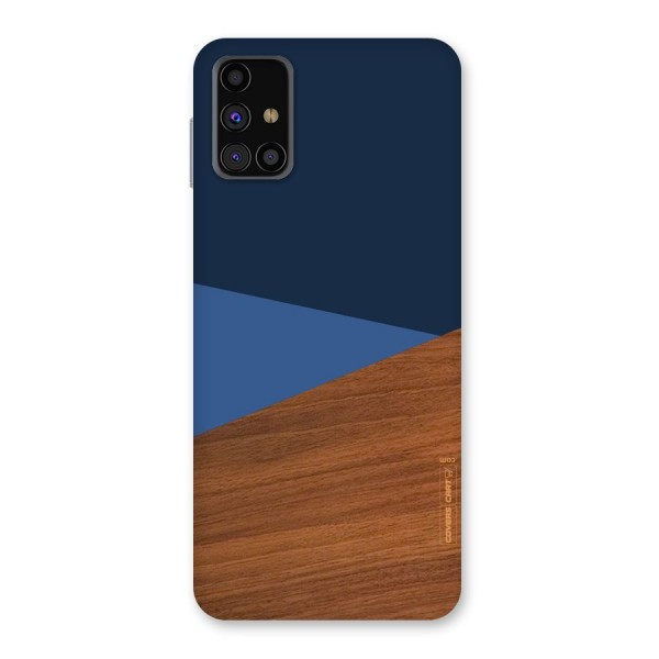 Crossed Lines Pattern Back Case for Galaxy M31s