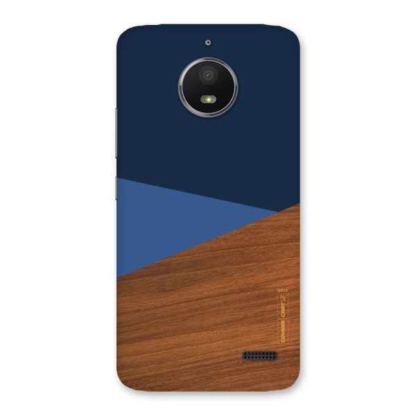 Crossed Lines Pattern Back Case for Moto E4