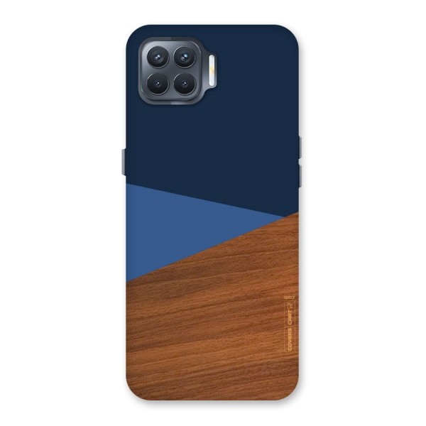 Crossed Lines Pattern Back Case for Oppo F17 Pro