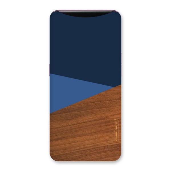 Crossed Lines Pattern Back Case for Oppo Find X