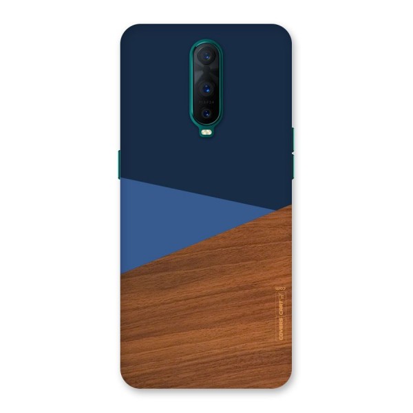 Crossed Lines Pattern Back Case for Oppo R17 Pro