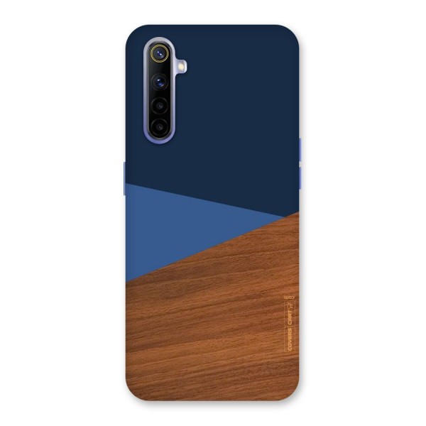 Crossed Lines Pattern Back Case for Realme 6