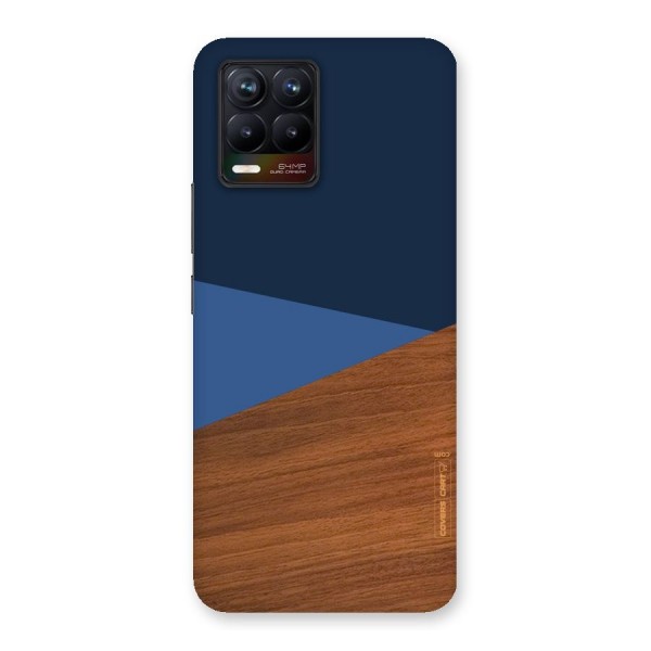 Crossed Lines Pattern Back Case for Realme 8