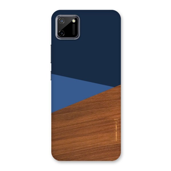 Crossed Lines Pattern Back Case for Realme C11