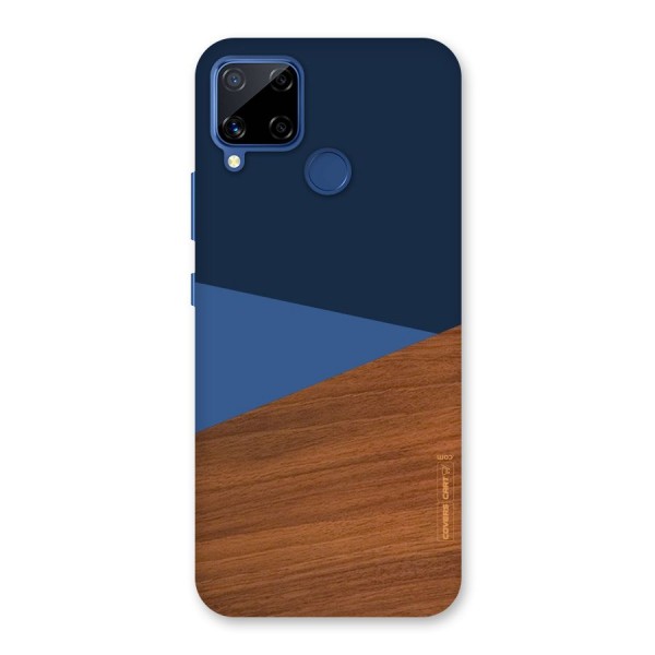 Crossed Lines Pattern Back Case for Realme C12