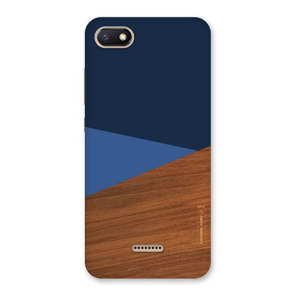 Crossed Lines Pattern Back Case for Redmi 6A