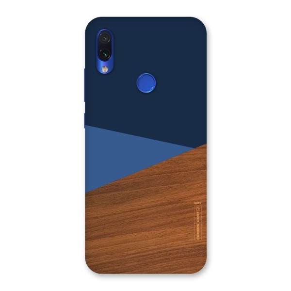 Crossed Lines Pattern Back Case for Redmi Note 7