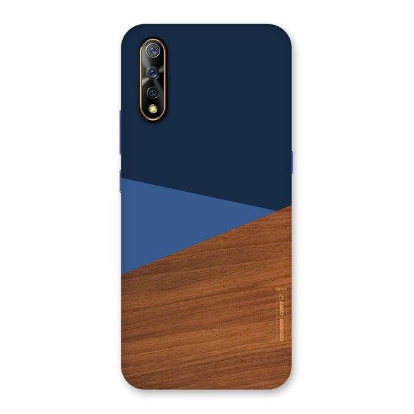 Crossed Lines Pattern Back Case for Vivo S1