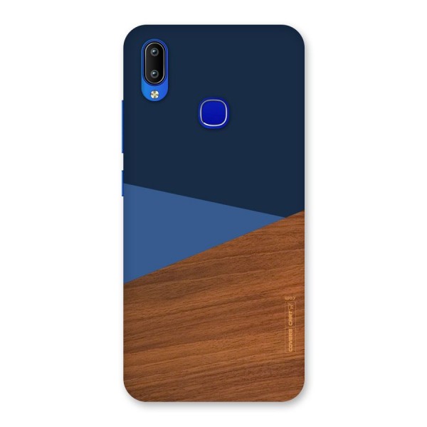 Crossed Lines Pattern Back Case for Vivo Y91