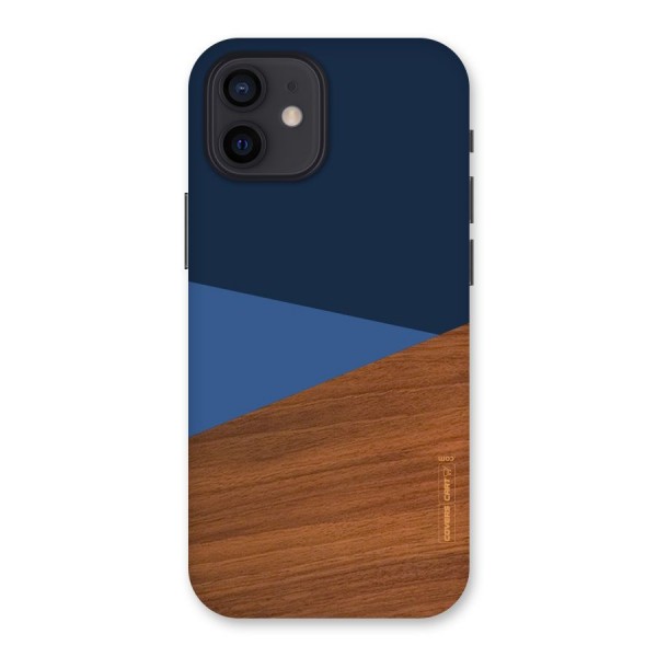 Crossed Lines Pattern Back Case for iPhone 12