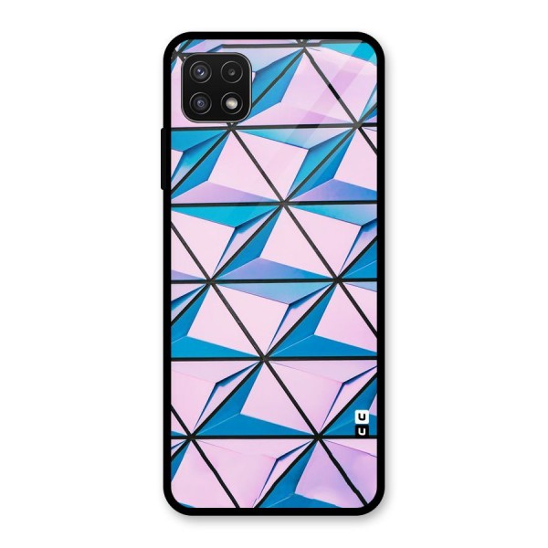 Crystal Abstract Glass Back Case for Galaxy A22 5G