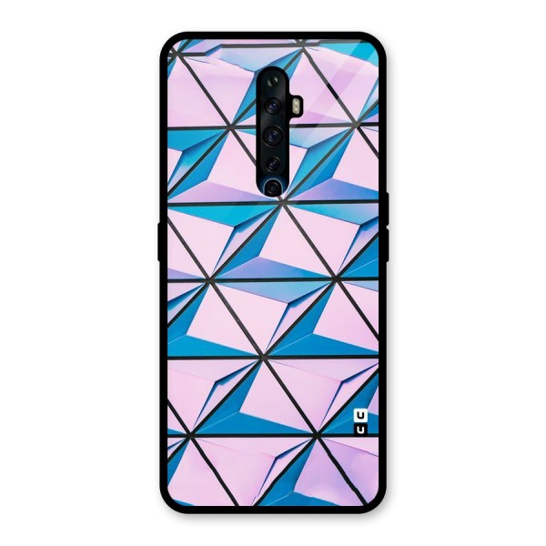 Crystal Abstract Glass Back Case for Oppo Reno2 Z