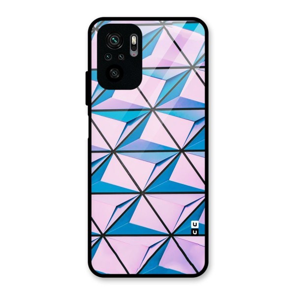 Crystal Abstract Glass Back Case for Redmi Note 10