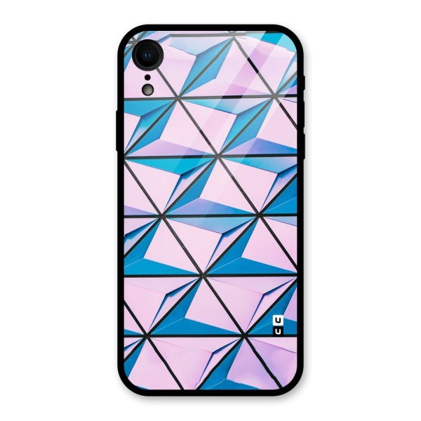 Crystal Abstract Glass Back Case for XR