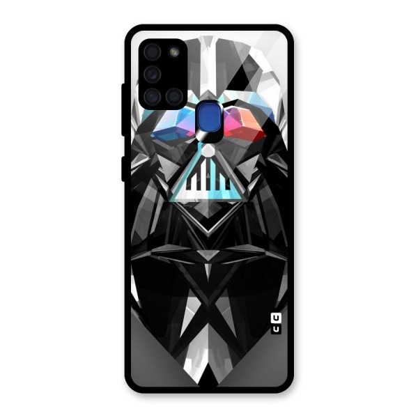 Crystal Robot Glass Back Case for Galaxy A21s