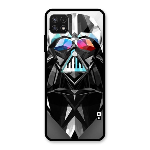 Crystal Robot Glass Back Case for Galaxy A22 5G