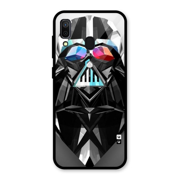 Crystal Robot Glass Back Case for Galaxy A30