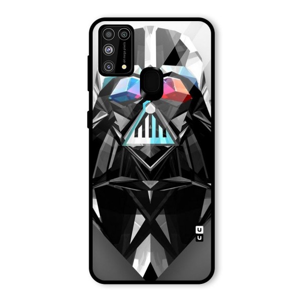 Crystal Robot Glass Back Case for Galaxy M31