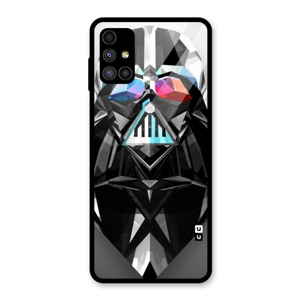 Crystal Robot Glass Back Case for Galaxy M51