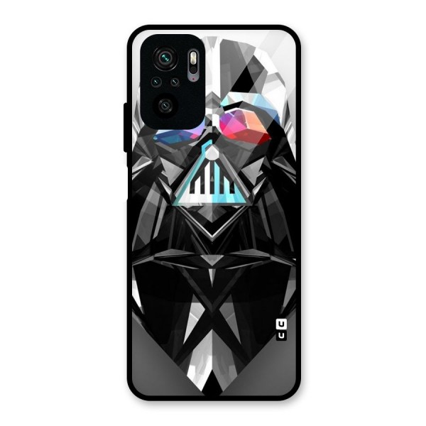 Crystal Robot Glass Back Case for Redmi Note 10S