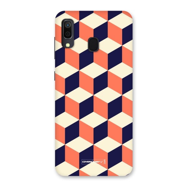 Cube Pattern Back Case for Galaxy A20