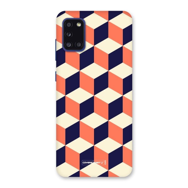 Cube Pattern Back Case for Galaxy A31