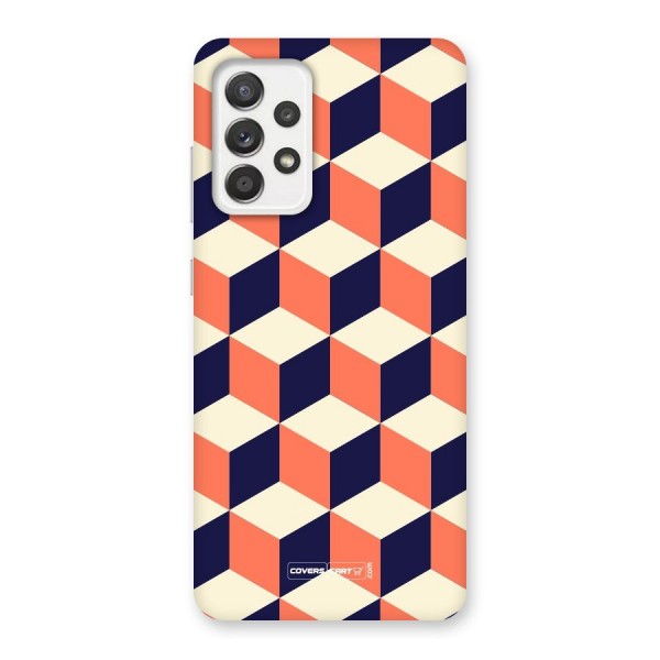 Cube Pattern Back Case for Galaxy A52