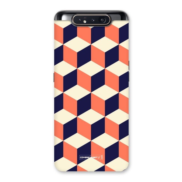 Cube Pattern Back Case for Galaxy A80