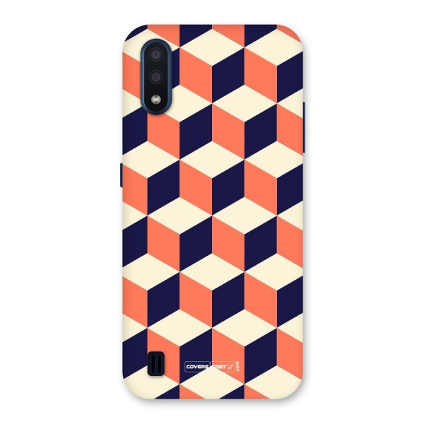 Cube Pattern Back Case for Galaxy M01