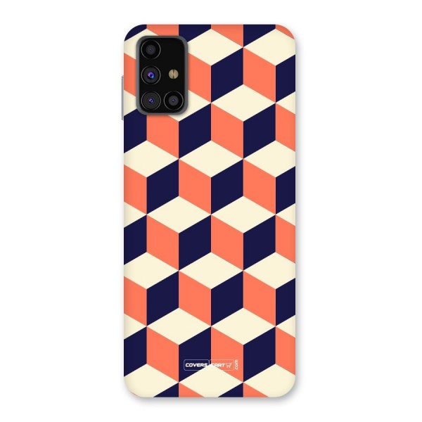 Cube Pattern Back Case for Galaxy M31s