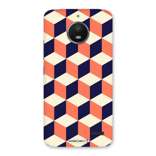 Cube Pattern Back Case for Moto E4