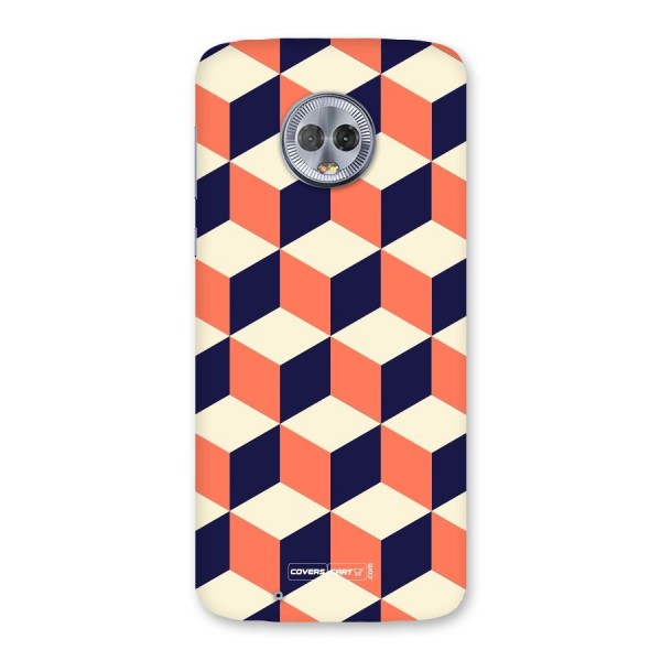 Cube Pattern Back Case for Moto G6