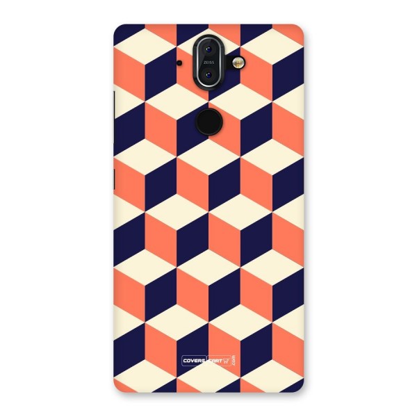 Cube Pattern Back Case for Nokia 8 Sirocco