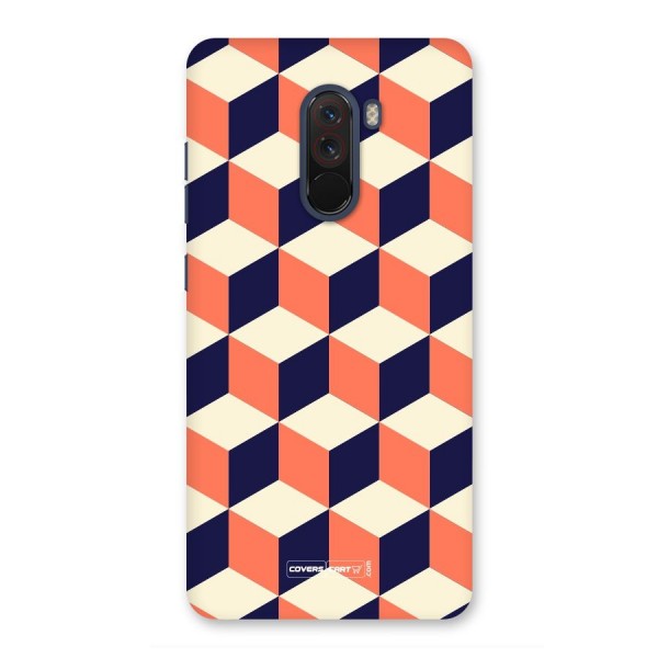 Cube Pattern Back Case for Poco F1