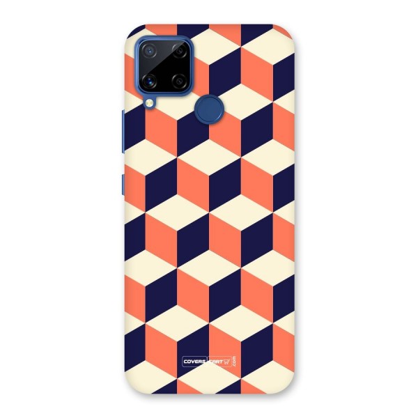 Cube Pattern Back Case for Realme C12