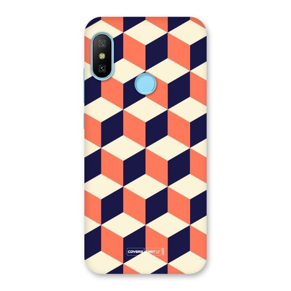 Cube Pattern Back Case for Redmi 6 Pro