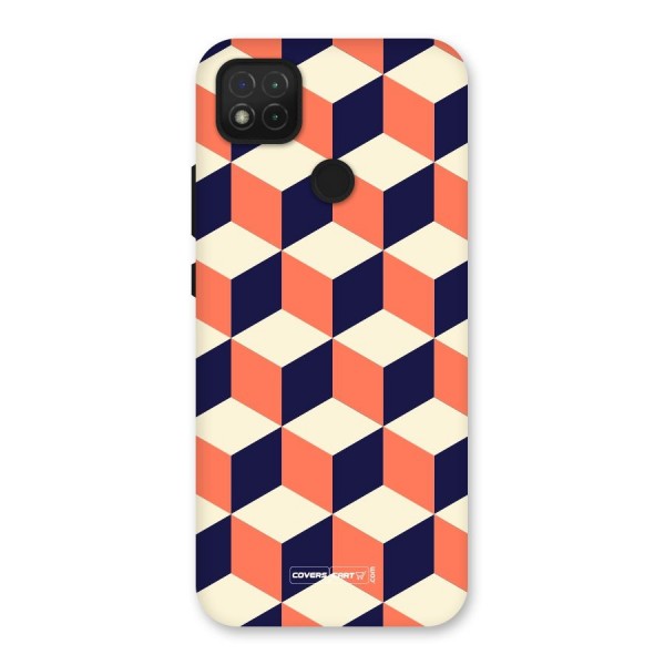 Cube Pattern Back Case for Redmi 9C