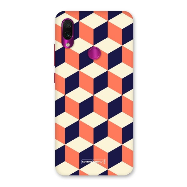 Cube Pattern Back Case for Redmi Note 7 Pro